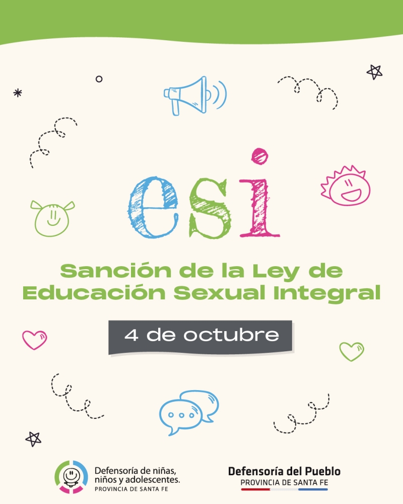 Sanción de la Ley de Educación Sexual Integral