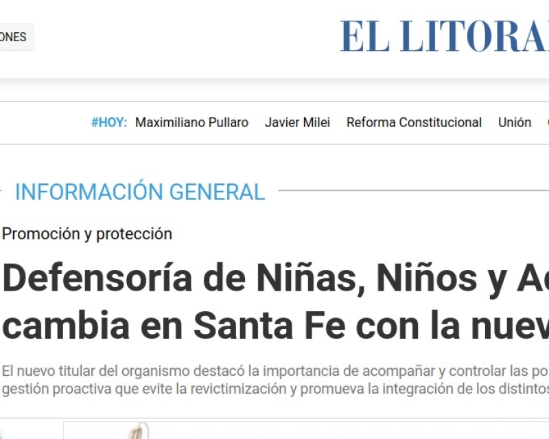 Defensoría NNyA: qué cambia en Santa Fe con la nueva gestión