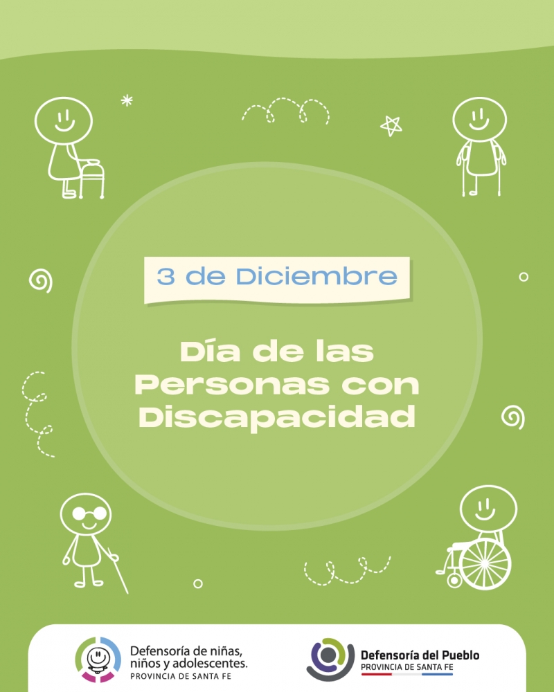 3 de Diciembre: Día de las Personas con Discapacidad