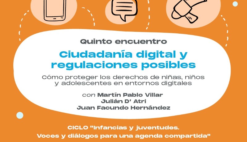 Charla virtual sobre ciudadanía digital y regulaciones posibles