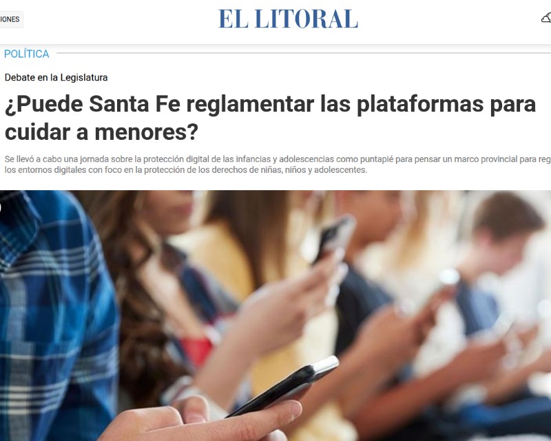 ¿Puede Santa Fe reglamentar las plataformas para cuidar a menores?
