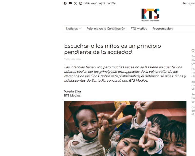 Escuchar a los niños es un principio pendiente de la sociedad