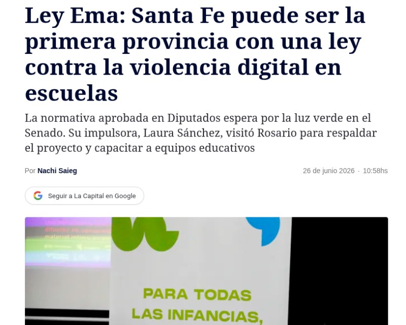 Ley Ema en Santa Fe 